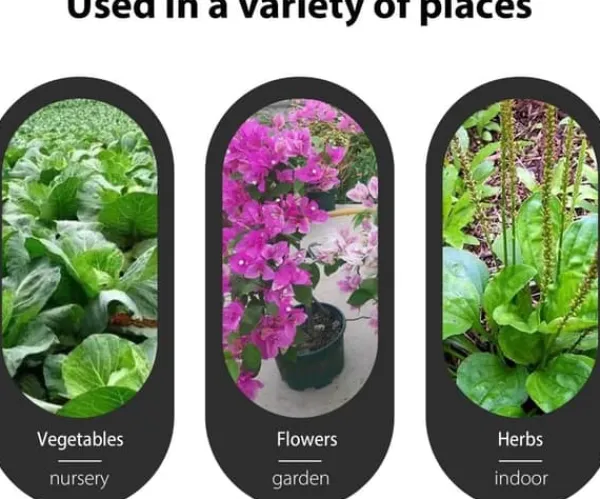 New OBOSOE 100 stk vandtætte plastplanteetiketter - T-formede, tykke sorte etiketter til have og planteskole Krukker & Plantebeholdere