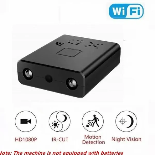 Best OBOSOE batteridrevet HD-sikkerhedskamera - Nattesyn og bevægelsesdetektering | Bærbar babyalarm til bil, hjem og kontor | WiFi-version Sikkerhedsmonitorer & Videokameraer