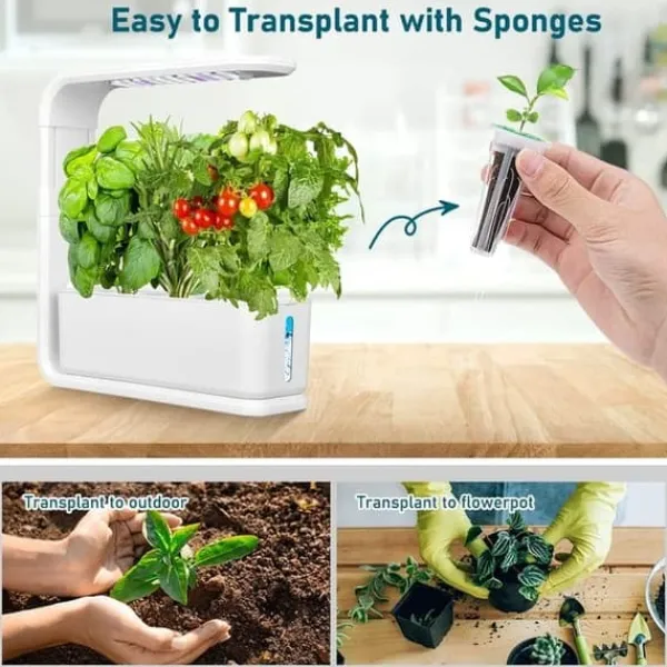 Kit Til Plante- & Urtedyrkning^OBOSOE 161-delt hydroponisk dyrkningssæt - komplet plantedyrkningssystem med frøkapsler (vandbaseret dyrkning)
