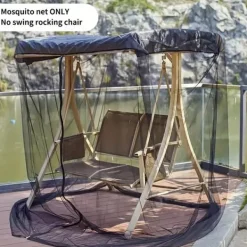 Insektmiddel & Dyreafvisende Middel^OBOSOE drejestol myggenet – UV-beskyttelse og justerbar 49-80 tommer, perfekt til terrasse og have