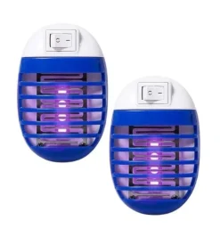Insektmiddel & Dyreafvisende Middel^OBOSOE Electric Mosquito Killer/Insect Killer 2-pack – Indendørs og udendørs myggefanger, fluedræber med stik