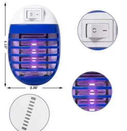 Insektmiddel & Dyreafvisende Middel^OBOSOE Electric Mosquito Killer/Insect Killer 2-pack – Indendørs og udendørs myggefanger, fluedræber med stik