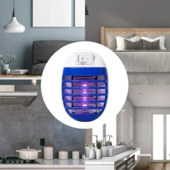 Insektmiddel & Dyreafvisende Middel^OBOSOE Electric Mosquito Killer/Insect Killer 2-pack – Indendørs og udendørs myggefanger, fluedræber med stik