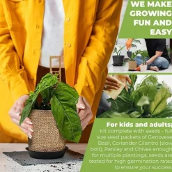 Outlet OBOSOE grøntsagsdyrkningssæt - alsidige haveposer i komplet haveplantningssæt Kit Til Plante- & Urtedyrkning