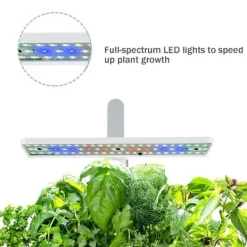 OBOSOE Hydroponisk Dyrkningssystem – Indendørs have med LED Grow Light & 16H Smart Timer Kit Til Plante- & Urtedyrkning