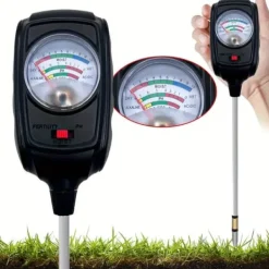 OBOSOE 3-i-1 jordtester – måler fugt, næringsstoffer og jordens pH | Have, Græsplæne, Indendørs Planter | Batterifri Jord & Sand