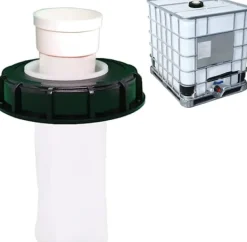 Sale OBOSOE IBC tankdæksel med nylonfilter 165mm | Vandtankdæksel med vaskbart filter | Til regnvandstanke og vandopbevaring Vanding