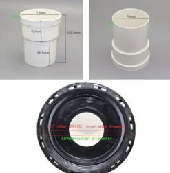 Sale OBOSOE IBC tankdæksel med nylonfilter 165mm | Vandtankdæksel med vaskbart filter | Til regnvandstanke og vandopbevaring Vanding