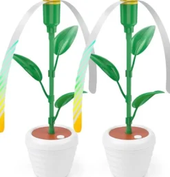 Insektmiddel & Dyreafvisende Middel^OBOSOE Insektafvisende Bordventilator (2-pak) – Batteridrevet Flue- og Insektventilator til Bord & Udendørs