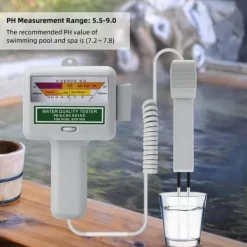 Hot OBOSOE klormåler pH-måler bærbar 2 i 1 tester til klorrester hurtig test for poolhospitalsspildevand Pool- & Spatilbehør