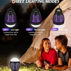 Insektmiddel & Dyreafvisende Middel^OBOSOE Mosquito Killer Outdoor 5W – Myggelampe med LED og IP66 beskyttelse, effektiv mod insekter