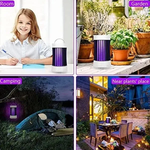 Insektmiddel & Dyreafvisende Middel^OBOSOE Myggefanger 360° USB Myggelampe – Effektiv myggedræber til indendørs og udendørs