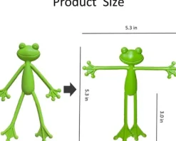 Krukker & Plantebeholdere^OBOSOE 5-Pack Frog Plant Support, Sød Frø Plantestativ Potteholder til indendørs og udendørs dekoration
