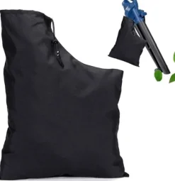 Havemaskiner^OBOSOE 2-pak opsamlingsposer med snøre til løvblæsere – praktiske poser til blade og haveaffald
