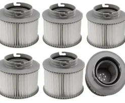 Pool- & Spatilbehør^OBOSOE Poolfilter til MSPA Oppustelige Pools FD2089 6-Pak