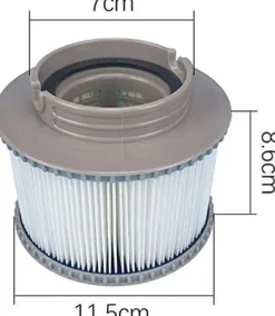 Pool- & Spatilbehør^OBOSOE Poolfilter til MSPA Oppustelige Pools FD2089 6-Pak