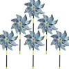 New OBOSOE Reflective Scarecrow Windmill – 6-pak fugleafvisende middel til have og frugtplantage Vinddekoration