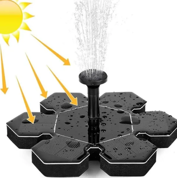 OBOSOE Solar Fountain Solar Powered Fountain Vand Springvand / Vandpumpe Springvand & Damme