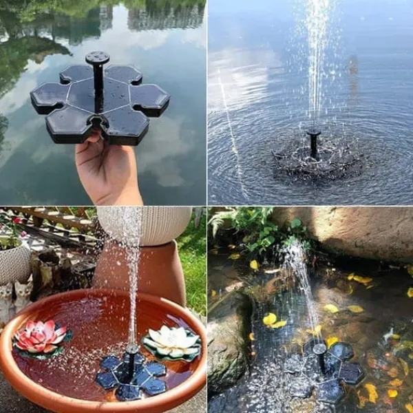 OBOSOE Solar Fountain Solar Powered Fountain Vand Springvand / Vandpumpe Springvand & Damme