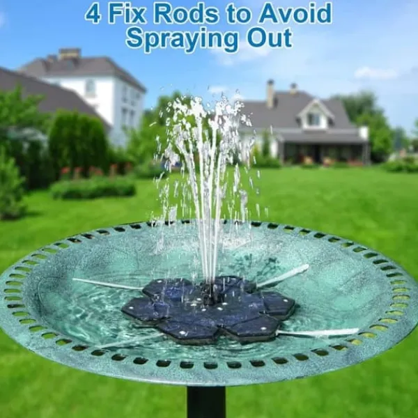 OBOSOE Solar Fountain Solar Powered Fountain Vand Springvand / Vandpumpe Springvand & Damme