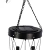 Discount OBOSOE Solpowerad Owl Wind Chime - 100 cm Vandtæt Aluminium/Jern Wind Chime | Fjernophængt dekoration til have og udendørs Vinddekoration