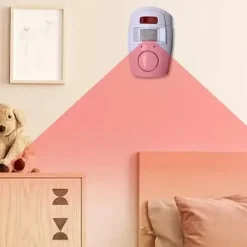 Clearance OBOSOE trådløs alarm med bevægelsessensor – Tyverialarm med 2 fjernbetjeninger, til hjem, garage og butikker Hjemmealarmsystemer