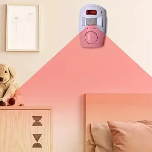 Clearance OBOSOE trådløs alarm med bevægelsessensor – Tyverialarm med 2 fjernbetjeninger, til hjem, garage og butikker Hjemmealarmsystemer