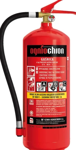 Discount OGIIOPRONO 6 kg pulverslukker Brandslukkere