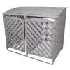Skure, Garager & Carports^Opbevaring til To Skraldespande (Grå) | MonsterShop