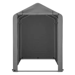 Best Opbevaringsrum 187x100x160 cm, cykelgarage, haveskur, lagerzelt, mørkegrå Skure, Garager & Carports