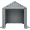 Discount Opbevaringsrum 190x170x200 cm, cykelgarage, haveskur, redskabsskur, lagerzelt, mørkegrå Skure, Garager & Carports