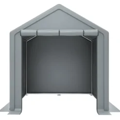 Discount Opbevaringsrum 190x170x200 cm, cykelgarage, haveskur, redskabsskur, lagerzelt, mørkegrå Skure, Garager & Carports