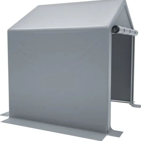 Discount Opbevaringsrum 190x170x200 cm, cykelgarage, haveskur, redskabsskur, lagerzelt, mørkegrå Skure, Garager & Carports