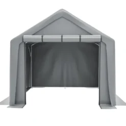 Skure, Garager & Carports^Opbevaringsrum 244x241x217cm, cykelgarage, haveskur, redskabsskur, lagerzelt, mørkegrå