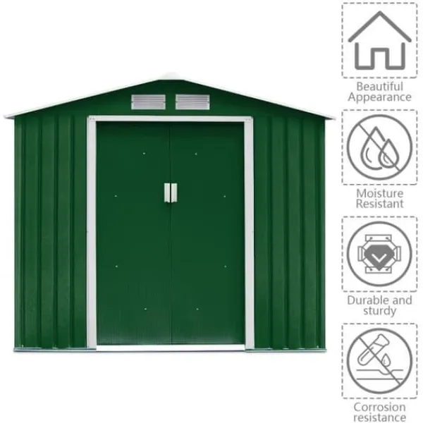 Skure, Garager & Carports^Opbevaringsskur, 7,0' x 4,2' x 6,1'