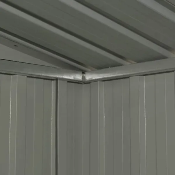 Sale Opbevaringsskur til haven 204x132x186 cm stål antracitgrå - Haveskur - Haveskure - Home & Living Skure, Garager & Carports