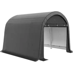 Skure, Garager & Carports^Opbevaringstelt 3×3 m, UV-beskyttelse, vandafvisende, stål/PE, grå, to rulleporte