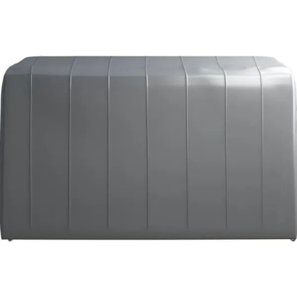 Skure, Garager & Carports^Opbevaringstelt 370x370 cm - Vandtæt og UV-resistent | Farve: Grå | Størrelse: 370x370 cm