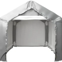 Skure, Garager & Carports^Opbevaringstelt 180x180 cm galvaniseret stål grå - Telt - Telte - Home & Living