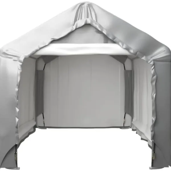 Skure, Garager & Carports^Opbevaringstelt 180x180 cm galvaniseret stål grå - Telt - Telte - Home & Living