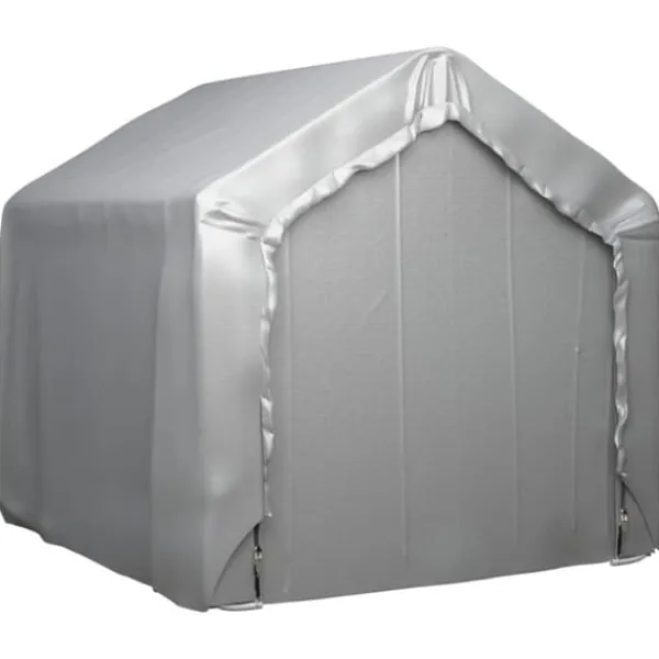 Skure, Garager & Carports^Opbevaringstelt 180x180 cm galvaniseret stål grå - Telt - Telte - Home & Living