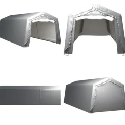 Best Opbevaringstelt 300x750 cm stål grå - Telt - Telte - Home & Living Skure, Garager & Carports