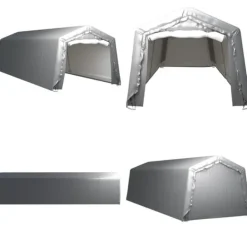 Skure, Garager & Carports^Opbevaringstelt 300x900 cm stål grå - Telt - Telte - Home & Living