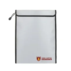 Sale Opgraderet brandsikker dokumentpose med dobbelte lommer (2000℉) 28*38cm, vandtæt og brandsikker kontantpose med lynlås, opbevaringspose til vigtige d | CDON Beredskabsplaner