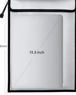 Sale Opgraderet brandsikker dokumentpose med dobbelte lommer (2000℉) 28*38cm, vandtæt og brandsikker kontantpose med lynlås, opbevaringspose til vigtige d | CDON Beredskabsplaner