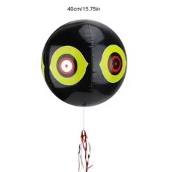 Insektmiddel & Dyreafvisende Middel^Oppustelig Fugleskræmningsballon Fugleafvisende Rovdyrballon (Sort)