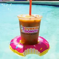 Pool- & Spatilbehør^Oppustelig kopholder - Strawberry Donut