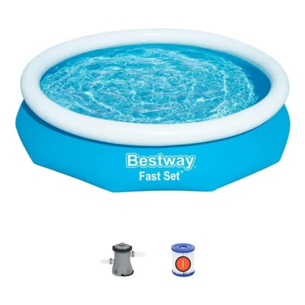 Bestway Pooler^Oppustelig Pool Blå 3200 L 305 x 66 cm