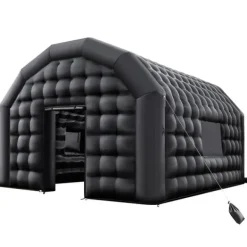 Hot Oppusteligt Natklubtelt, Bærbart Model, 19,7x16,4x12 fod, med Blæser, Ideel til Fest Telte & Lysthuse