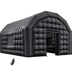 Hot Oppusteligt Natklubtelt, Bærbart Model, 19,7x16,4x12 fod, med Blæser, Ideel til Fest Telte & Lysthuse